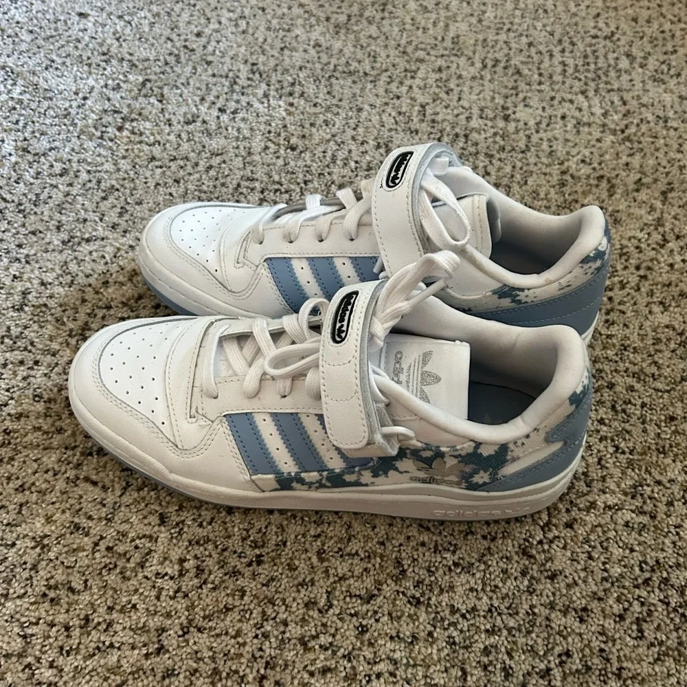 Adidas forum low floral ambient sky - Picture 2 of 5